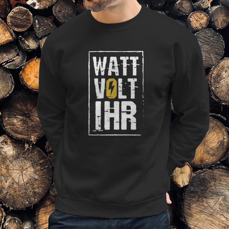 Elektriker Fun Shirt Werkzeugkoffer Ausbildung Elektroniker Sweatshirt Gifts for Him