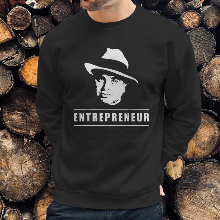 Entrepreneur With Al Capone Design Sweatshirt Gifts for Him