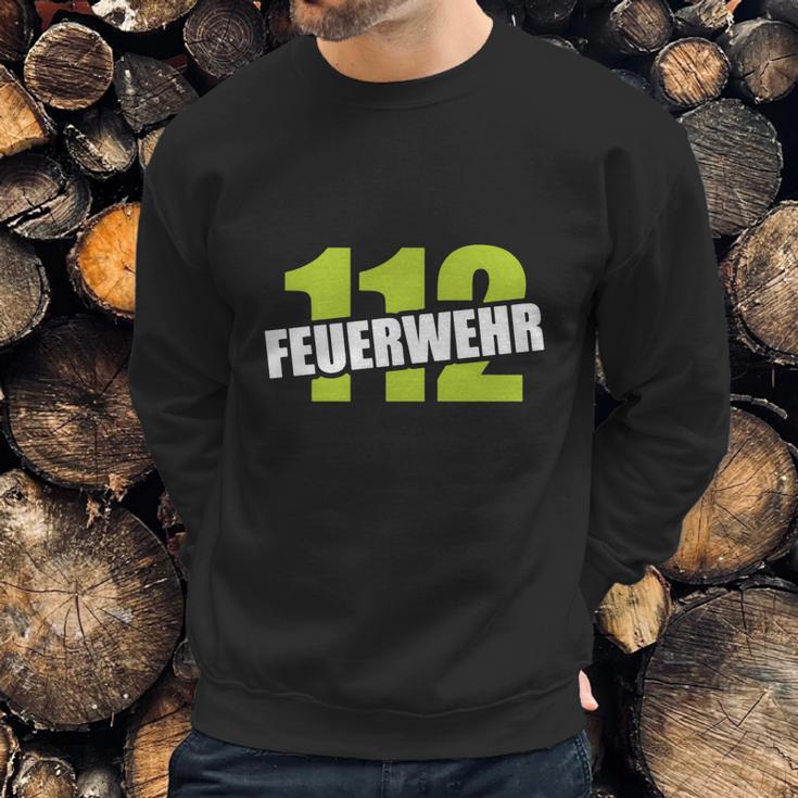 Feuerwehr 112 Shirt Feuerwehrmann Ffw Helfer Retter Sweatshirt Gifts for Him