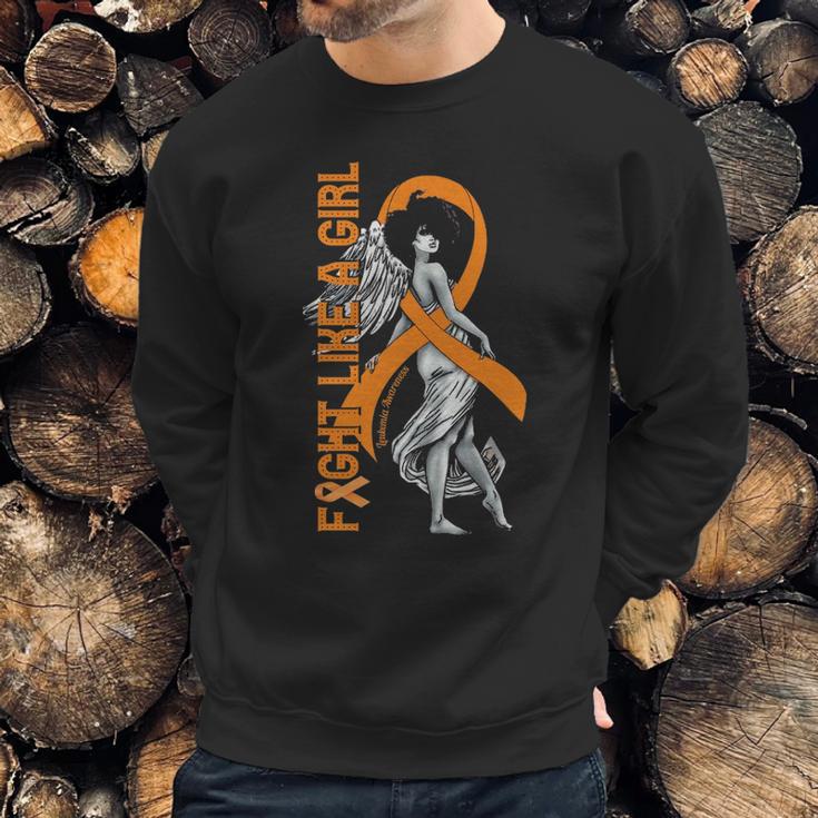 Fight Like A Leukemia Girl Sweatshirt Gifts for Him