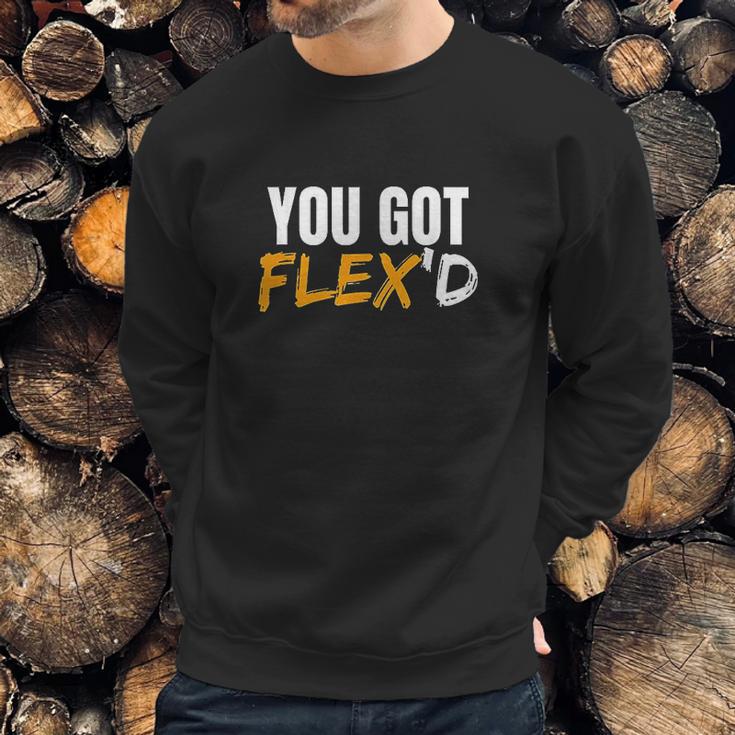 You Got Flexd Package Delivery Driver Flex Swagazon Sweatshirt Gifts for Him