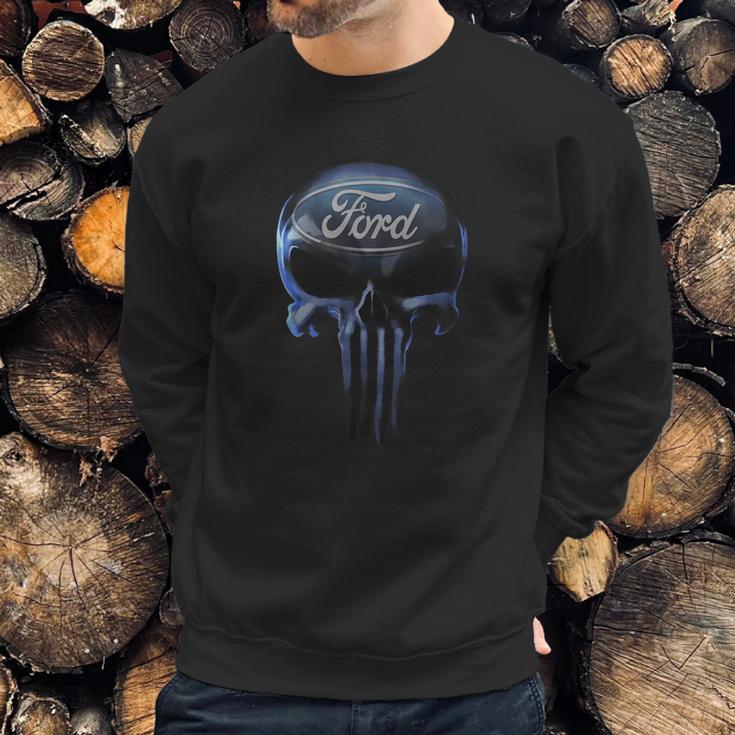 Ford Skull V1 T-Shirt Ford Skull V1 Hoodies Sweatshirt Gifts for Him