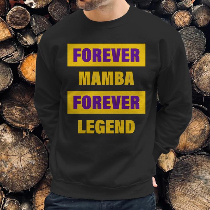 Forever Mamba Forever Legend Graphic Design Printed Casual Daily Basic Sweatshirt Gifts for Him