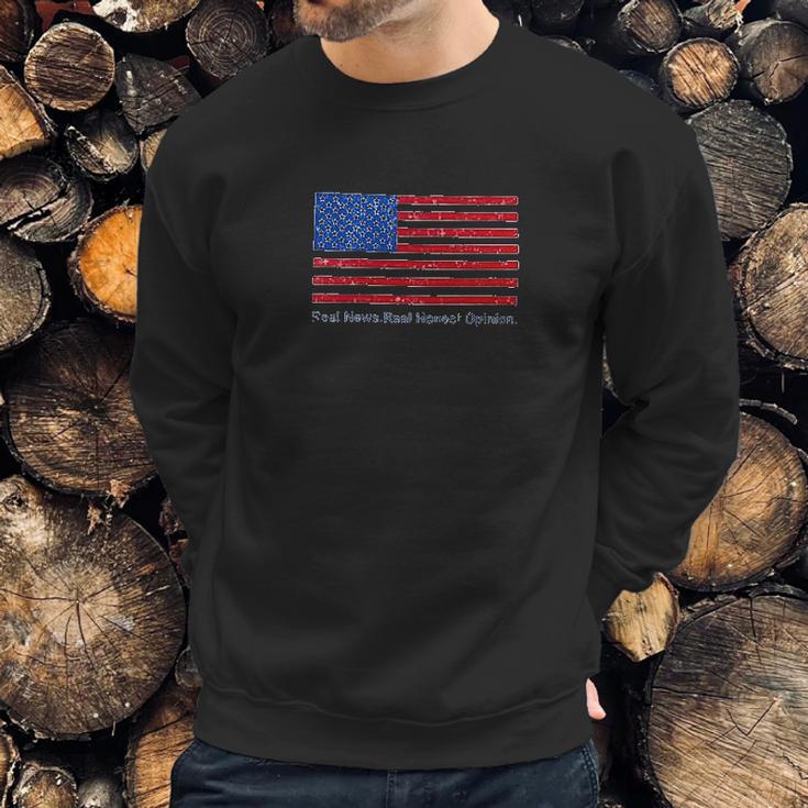 Fox News Channel Real News Sweatshirt Gifts for Him