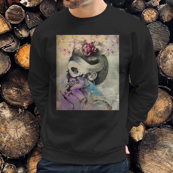 Frida Kahlo Skeleton Sweatshirt Gifts for Him