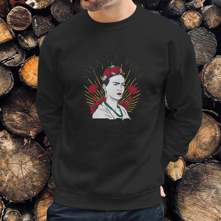 Frida Kahlo Viva La Vida Sweatshirt Gifts for Him