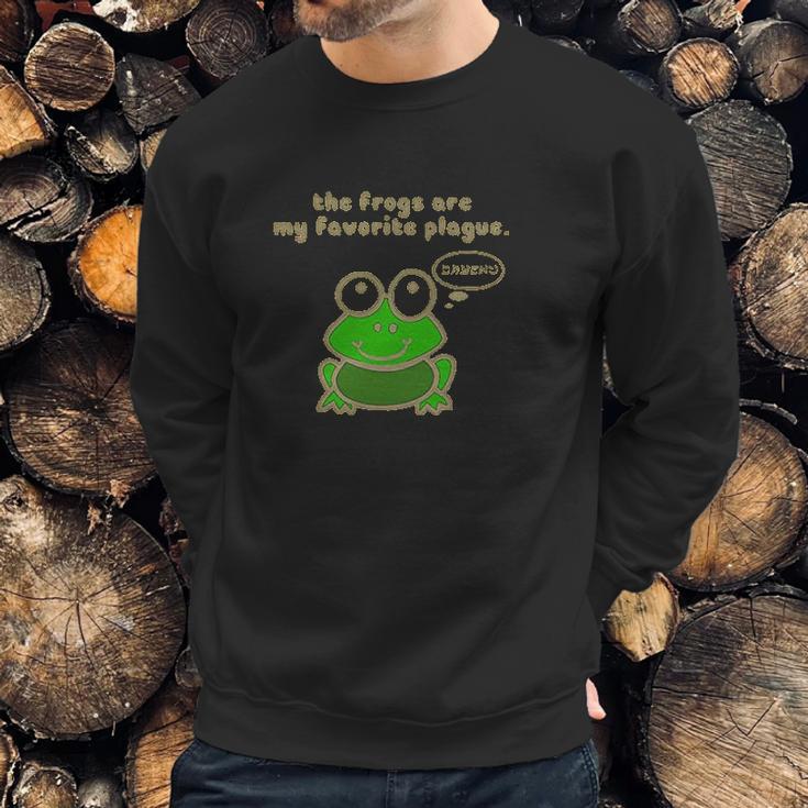 Frog Passover Plague Sweatshirt Gifts for Him