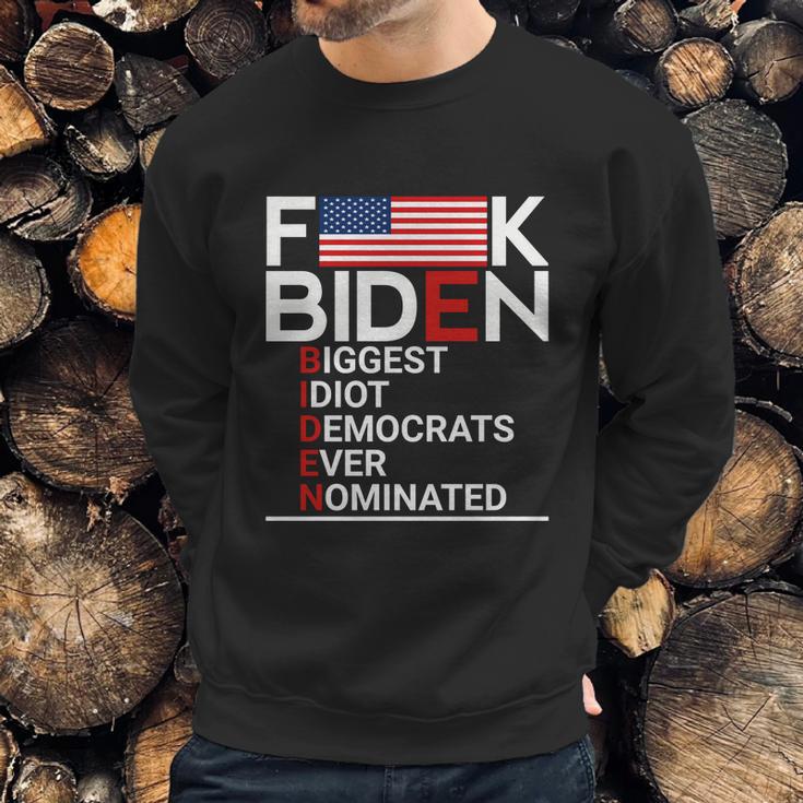 Fuck Biden Biggest Idiot Ever Sweatshirt Gifts for Him