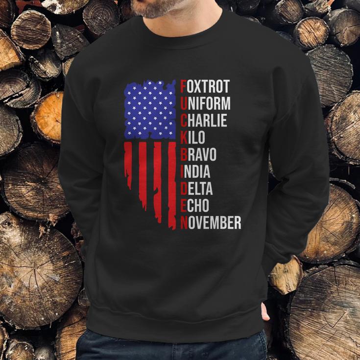 Fuck Biden Shirt Foxtrot Uniform Charlie Anti Joe Biden Sweatshirt Gifts for Him