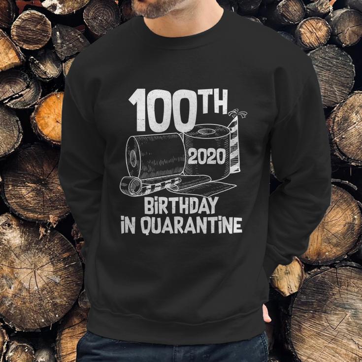 Funny 100Th Birthday In Quarantine Toilet Paper Party Sweatshirt Gifts for Him