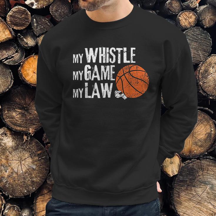 Funny Basketball Referee Quotes Gift I Hoops Ref Sweatshirt Gifts for Him