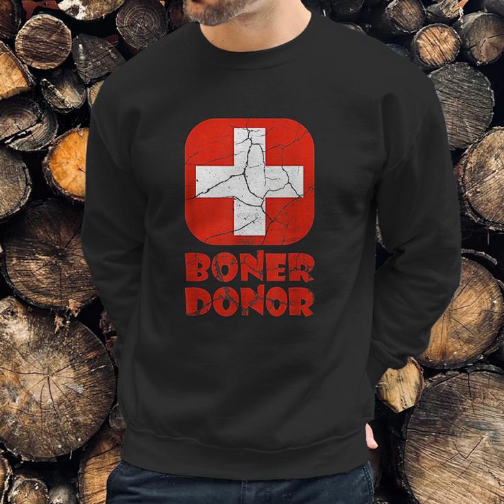 Funny Halloween Boner Donor Sweatshirt Gifts for Him