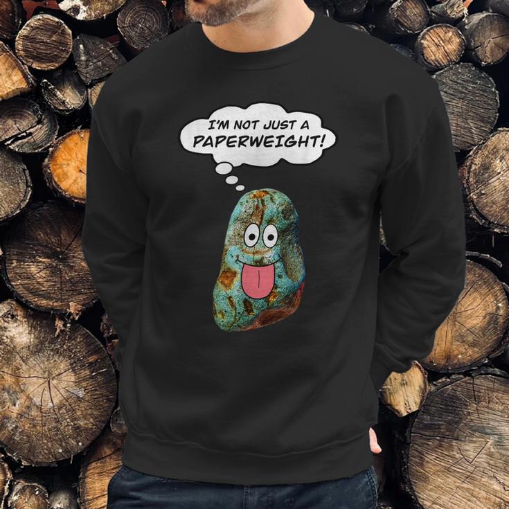 Funny Paperweight Rock Rockhound Geology Rockhounding Sweatshirt Gifts for Him