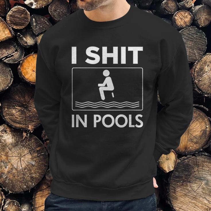 Funny I S Hit In Pools Offensive Swimming Swim Sweatshirt Gifts for Him