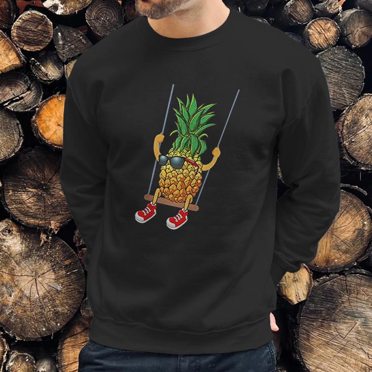 Funny Swinging Pineapple Swinger Sweatshirt Gifts for Him