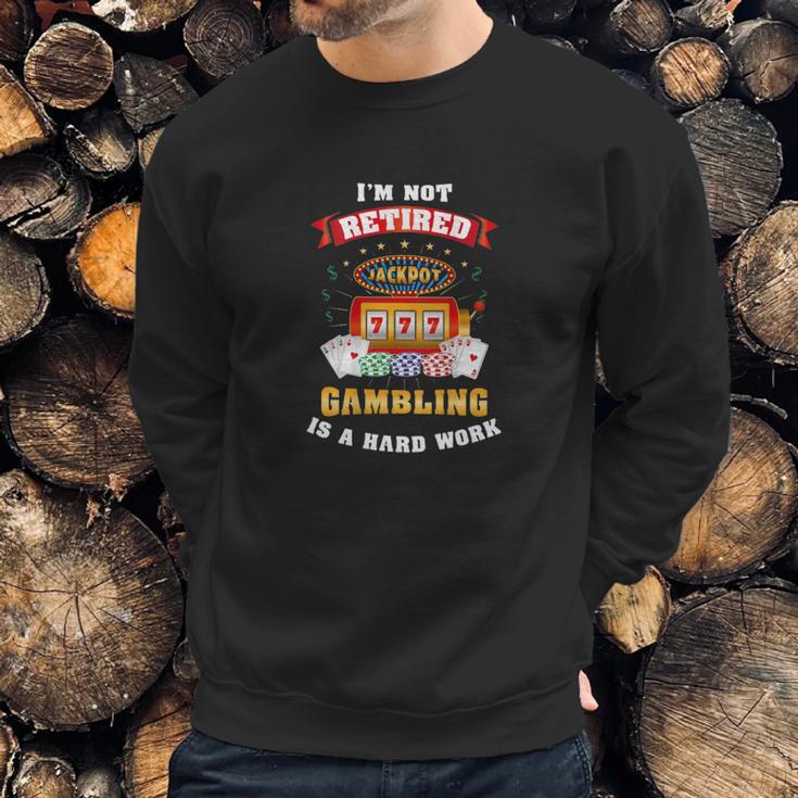 Gambling Retiree Classic Sweatshirt Gifts for Him