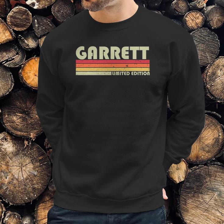 Garrett Surname Funny Retro Vintage 80S 90S Sweatshirt Gifts for Him