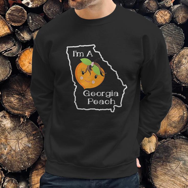 I Am A Georgia Peach Atlanta Georgia Sweatshirt Gifts for Him