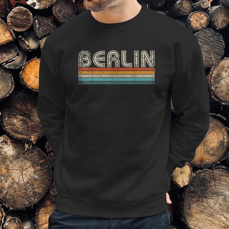 German Capital City Vintage Souvernir 70S 80S Retro Berlin Sweatshirt Gifts for Him