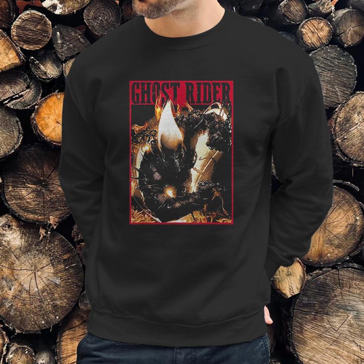 Ghost Rider Fury Graphic Sweatshirt Gifts for Him