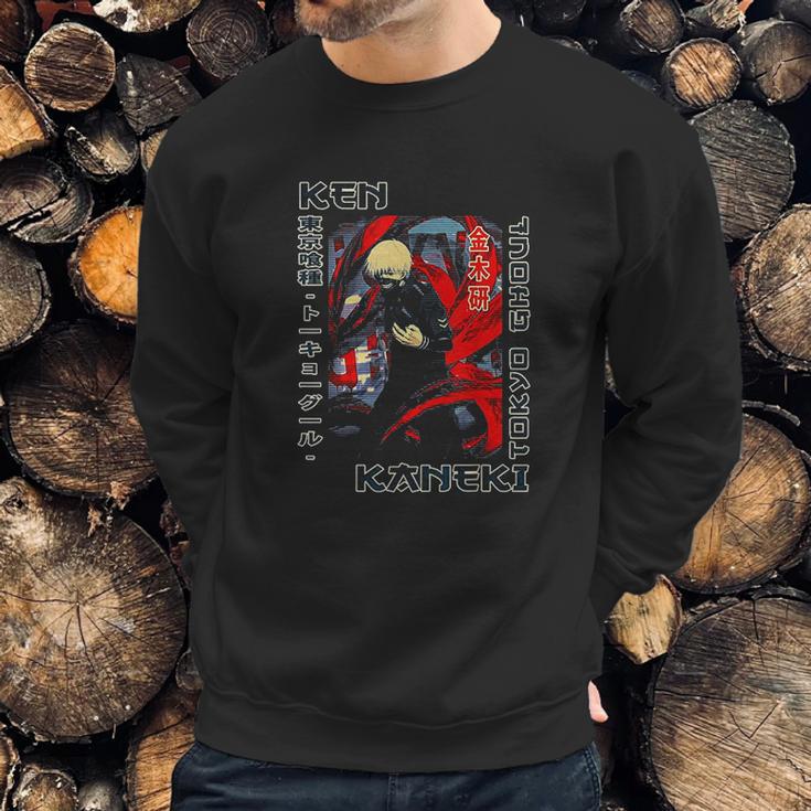 Graphic Ghoul Tokyo Essential Kaneki Ken Arts Costume Sweatshirt Gifts for Him