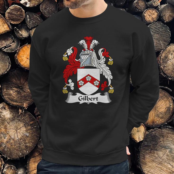 Gilbert Family Crest Coat Of Arms British Family Crests Sweatshirt Gifts for Him