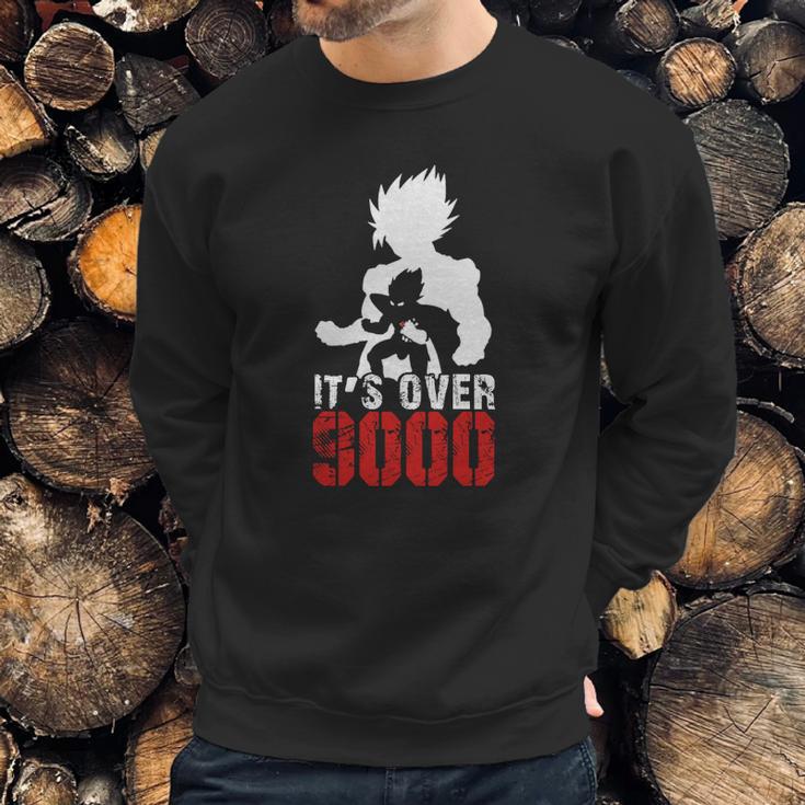 Goku - Its Over 9000 - Strong Man Bodybuilding T-Shirt Sweatshirt Gifts for Him