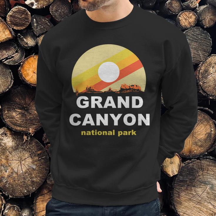 Grand Canyon National Park Retro Logo Sweatshirt Gifts for Him