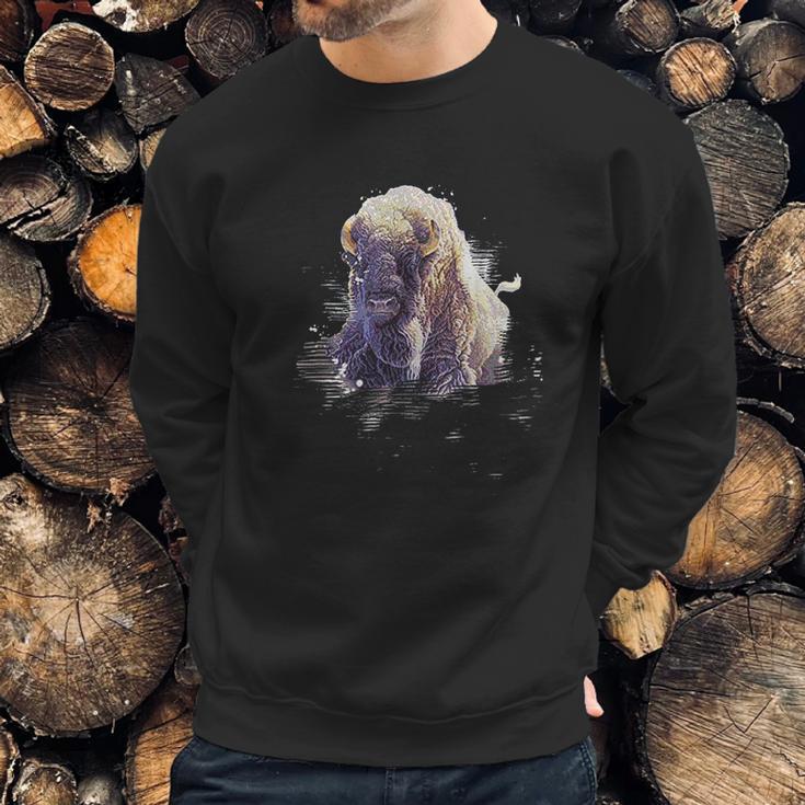 Great Native American White Buffalo Sacred Sweatshirt Gifts for Him