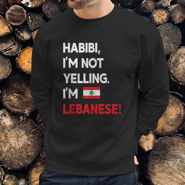 Habibi I Am Lebanese Sweatshirt Gifts for Him