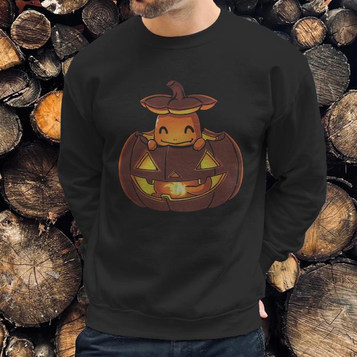 Halloween - Charmander Pumpkin Halloween Sweatshirt Gifts for Him