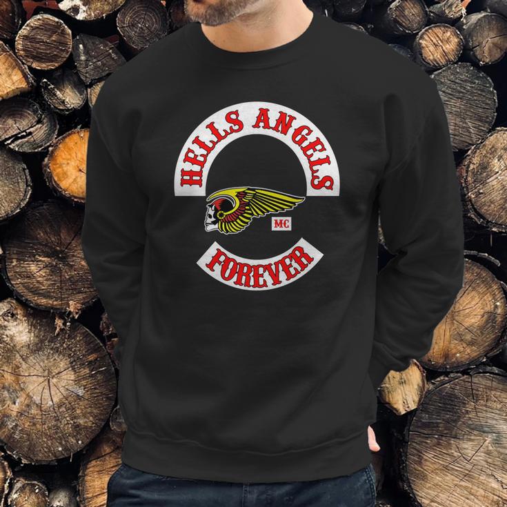 Hells Angels ForeverShirt Long Sleeve Hoodie Sweatshirt Sweatshirt Gifts for Him