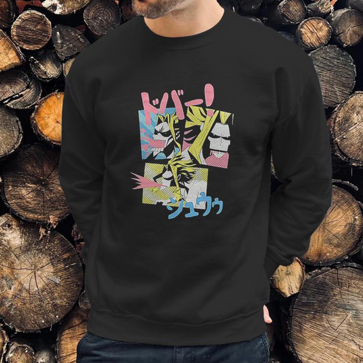 My Hero Academia All Might Blood Anime Manga Sweatshirt Gifts for Him