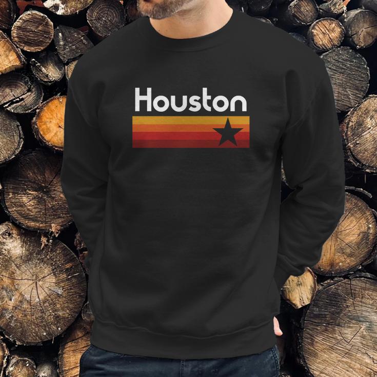 Houston Baseball Throwback Sweatshirt Gifts for Him