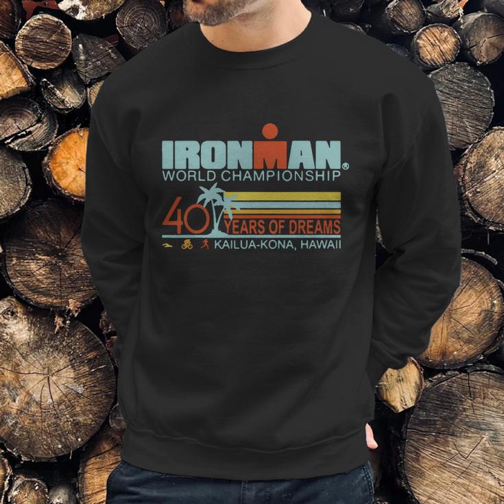 Ironman World Championship 40 Years Of Dreams Kailua-Kona Hawaii Sweatshirt Gifts for Him