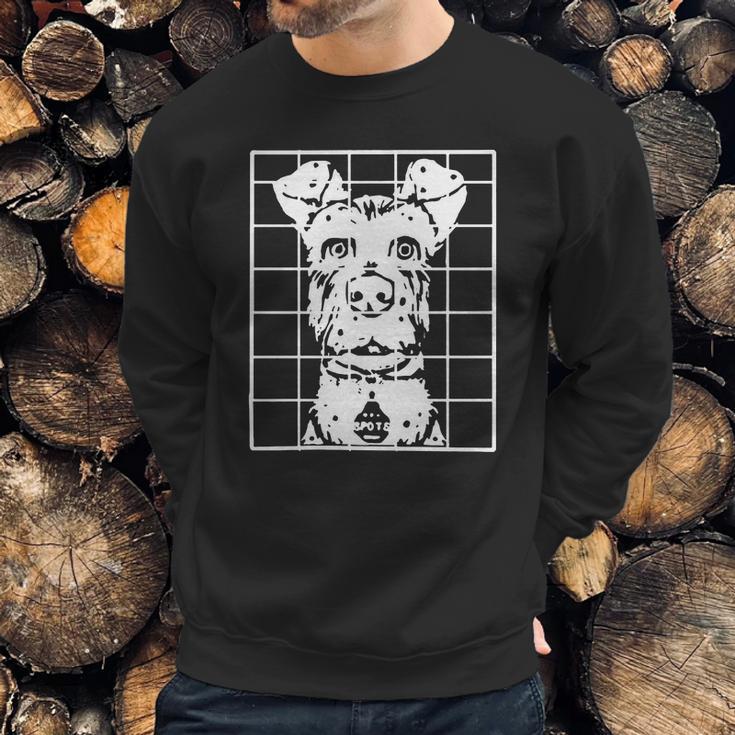 Isle Of Dogs Spots Caged Sweatshirt Gifts for Him