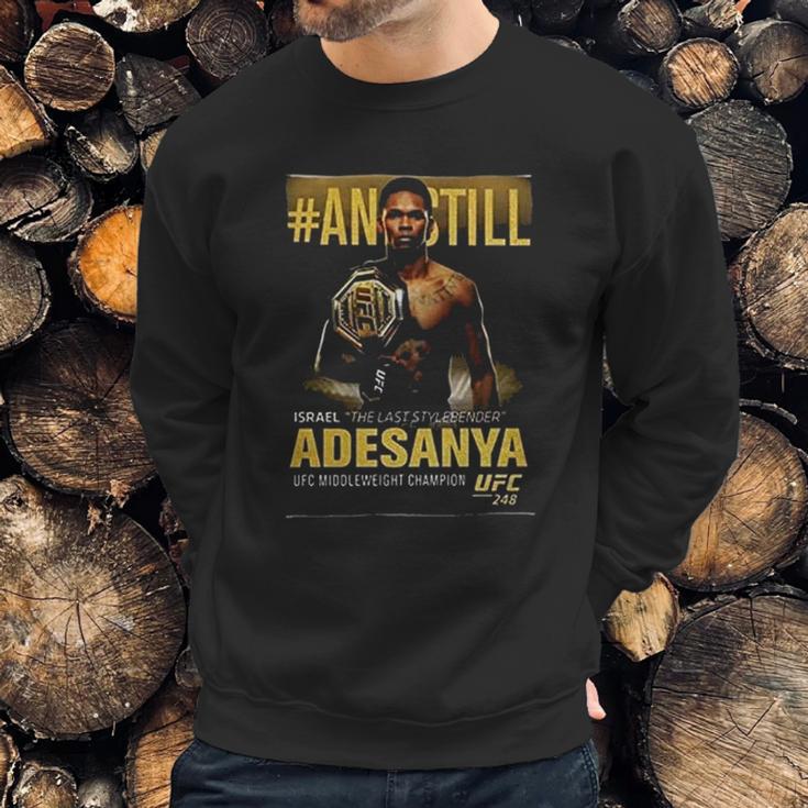 Israel Adesanya Retro Vintage Sweatshirt Gifts for Him