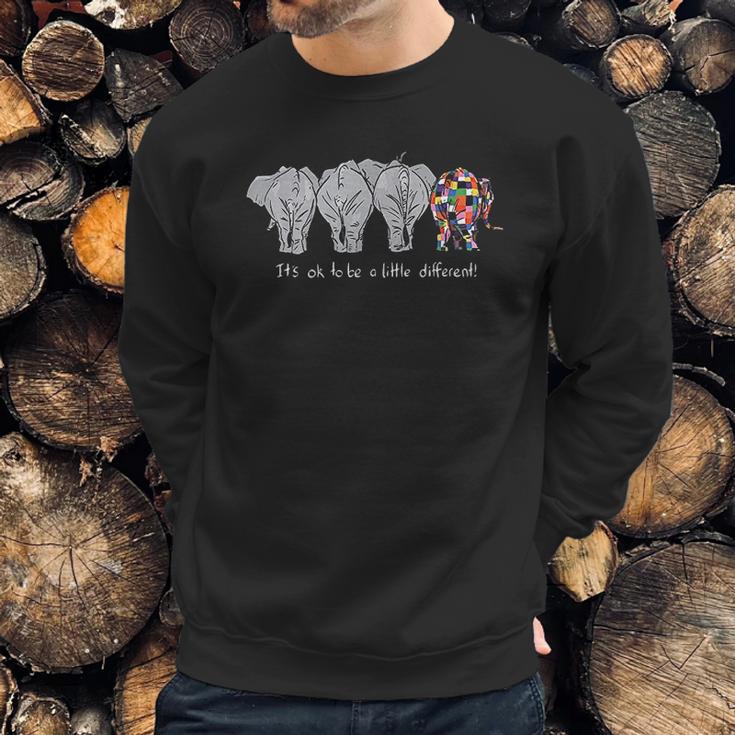 Its Ok To Be A Little Different Elephant Funny Sweatshirt Gifts for Him