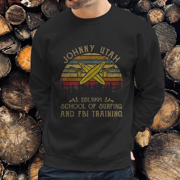 Johnny Utah Est 1991 School Of Surfing And Fbi Training Vintage Movie Sweatshirt Gifts for Him