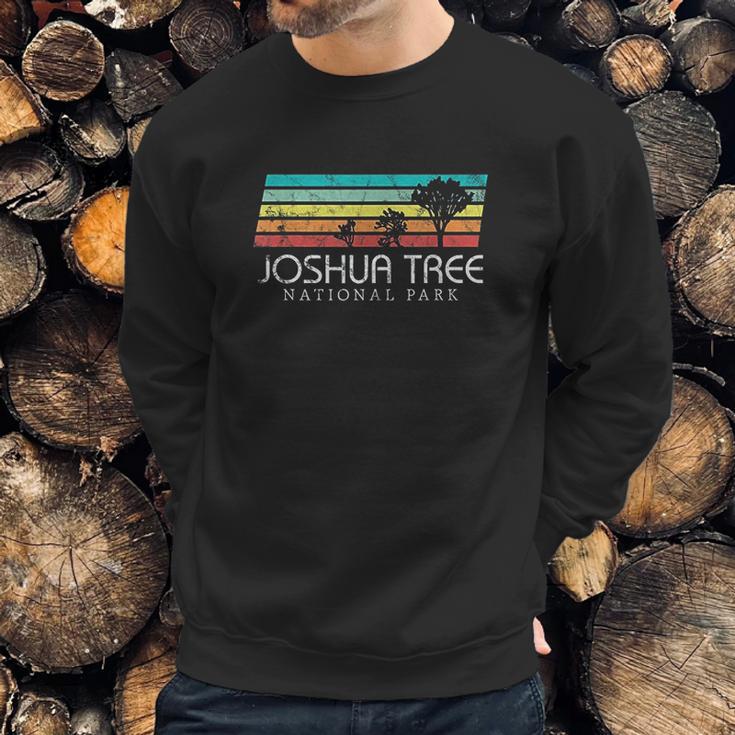 Joshua Tree California Vintage Retro Camping National Park Sweatshirt Gifts for Him