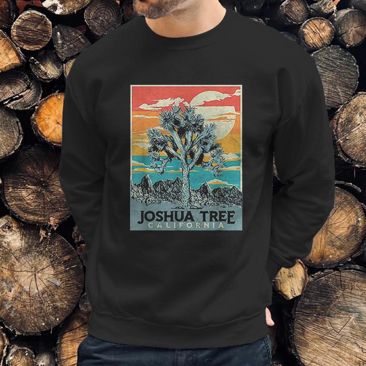 Joshua Tree National Park Vintage Artistic Graphic Design Sweatshirt Gifts for Him