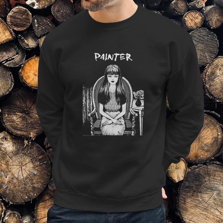 Junji Ito Tomie Sitting Sweatshirt Gifts for Him