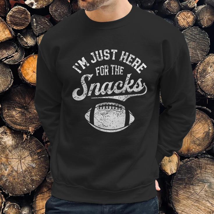 Im Just Here For The Snacks Funny Fantasy Football Sweatshirt Gifts for Him