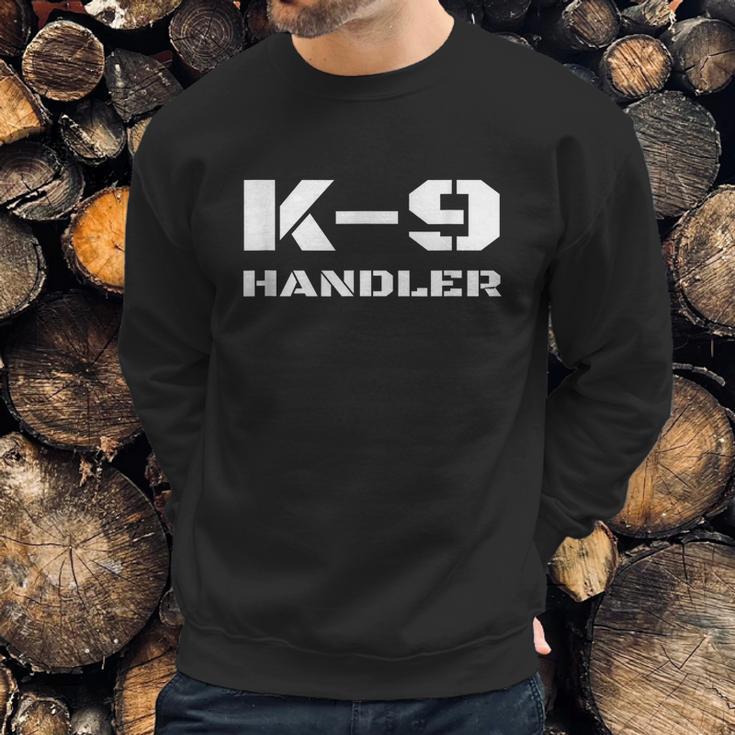 K9 Handler Police Dog Trainer K9 Unit Officer Canine Team Graphic Design Printed Casual Daily Basic Sweatshirt Gifts for Him