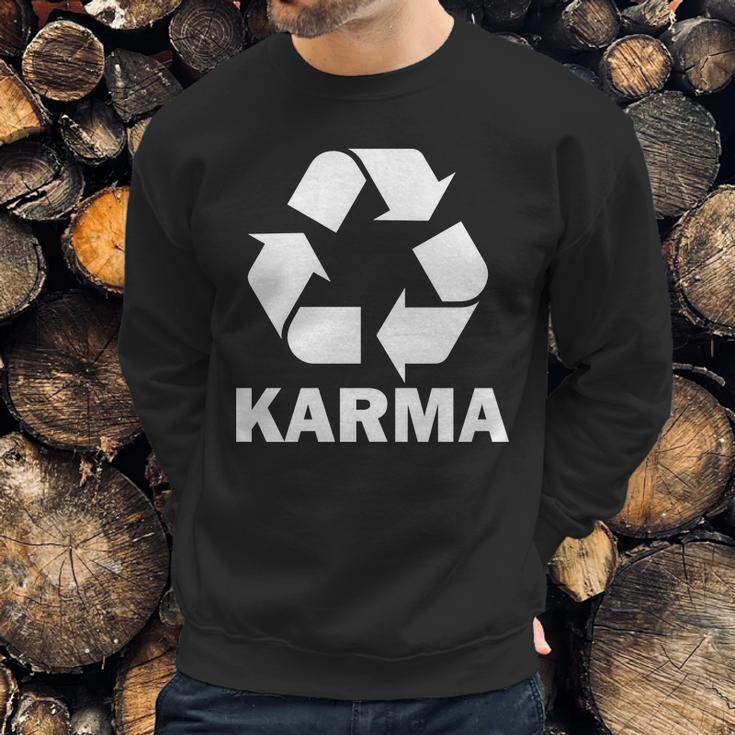 Karma Recycling Logo Sweatshirt Gifts for Him