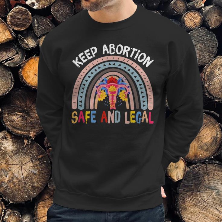 Keep Abortion Safe And Legal My Uterus My Choice Feminist Sweatshirt Gifts for Him