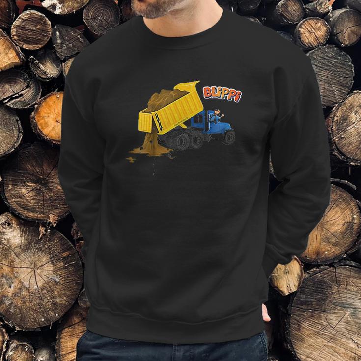 Kids Blippi Dump Truck Sweatshirt Gifts for Him