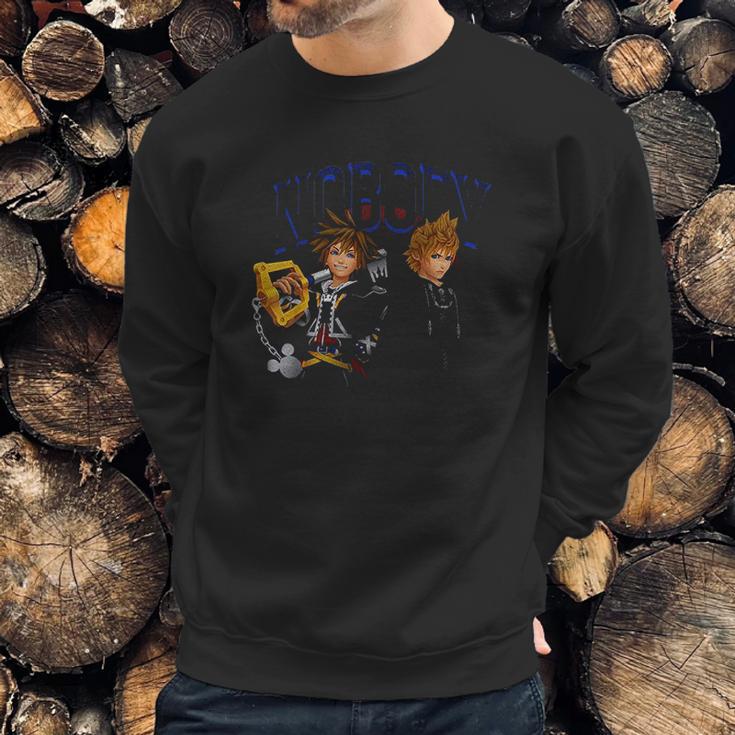 Kingdom Hearts Sora Roxas Nobody Sweatshirt Gifts for Him