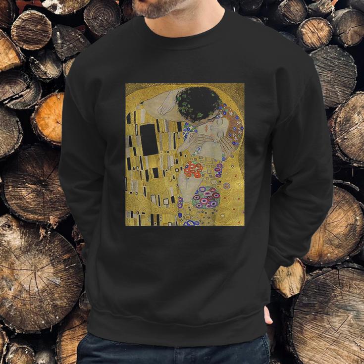 The Kiss Or Lovers By Gustav Klimt Sweatshirt Gifts for Him