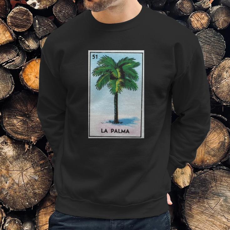 La Palma Palm Tree Loteria Party Shirt Sweatshirt Gifts for Him